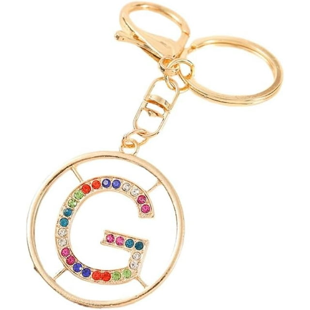 Letter Keychain,26 Letters A-Z Decorative Letter Keychain,Name Keychain for Women Girls Men Teenager Gift