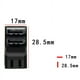 thumbnail image 3 of 3 Pieza Doble SATA 7 Hembra A Doble 7 Macho 90 Grados Adaptador En ángulo Placa Base SATA Adaptador para Escritorio SSD HDD, 3 of 5
