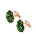 thumbnail image 2 of Saint Patrick's Day Elegant Stainless Steel Men's Cufflink Set for Dress Shirts, Wedding Attire, and Formal Events, 2 of 6