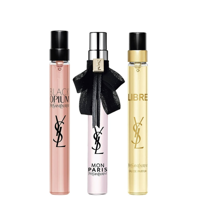 YVES SAINT LAURENT Trio Set (MON PARIS + BLACK OPIUM + LIBRE) 0.33