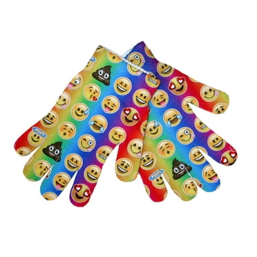 Smiley Faces Girls Gloves (size 5 and Up)