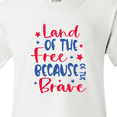 thumbnail image 4 of Inktastic Memorial Day Land of The Free Because of The Brave Youth T-Shirt, 4 of 5