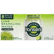 Generic Hansen's Lime Sparkling Water, 96 Fl Oz,