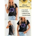 thumbnail image 7 of Anbech Sunflower Shirts for Women Graphic Tee Ladies Patriotic Tee Shirt Christian Top Short Sleeve, 7 of 7
