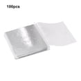 thumbnail image 2 of Manualidades DIY Inteprter Hojas de Papel de Aluminio Imitación Plata 100 Piezas, 2 of 6