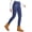 Classic Navy, variant on Women's Thick Fleece Lined Warm Leggings Thermal Winter Pants Water Resistant Hiking High Waisted Black 3XL