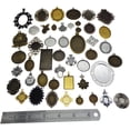 thumbnail image 3 of 20PCS Mixed Pictures,Frames,Colors Alloy Cameo Setting 20-65mm Jewelry Making DIY Pendant Charms, 3 of 5