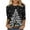 White 004, variant on qolati Oversized Christmas T-Shirts 3/4 Sleeve Length Holiday Graphic Tee with Flash Glitter Xmas Tree Print Cute Casual Loose Fit Tunics Blouse for Party Multicolor L