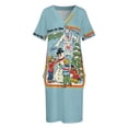 thumbnail image 4 of Vestido de bolsillo suelto Diversión en la nieve vestidos cortos vestido largo atrevido vestidos de mujer de manga larga, 4 of 7