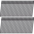 thumbnail image 1 of 50 Pcs Disposable Lip Brushes Nail Polish Brushes Lip Gloss Applicators Lipstick Wands Makeup Cosmetic Tools, Black, 1 of 5