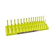 Hansen Global 6 Piece 3 Row Socket Tray Set - Hi-Viz Yellow