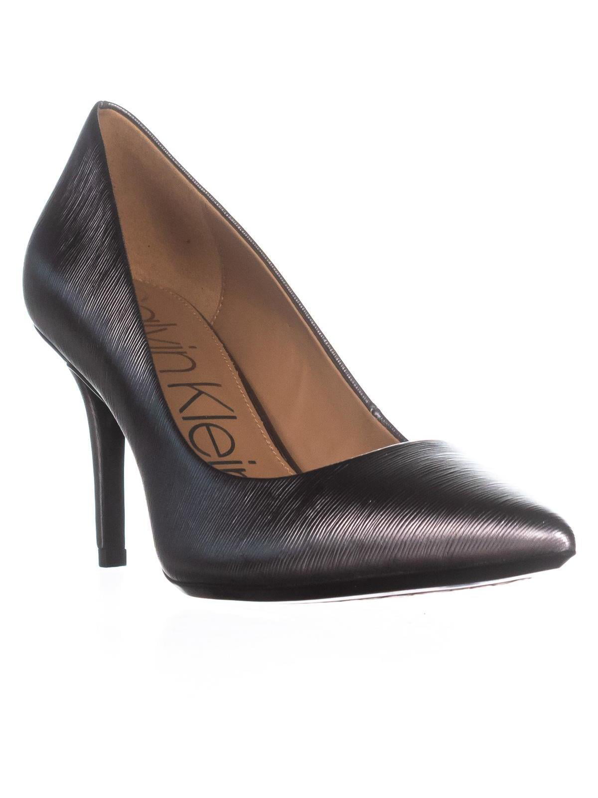Womens Calvin Klein Gayle Classic Pump Heels, Anthracite, 9 US / 39 EU -  