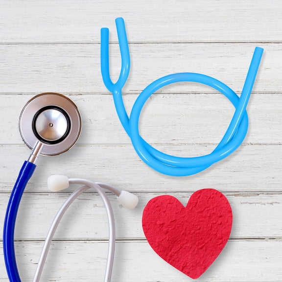 LOLIPPYY Sky-Blue Stethoscope Tubing Y-Shaped PVC Extension 2Set