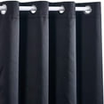 thumbnail image 2 of DREAM ART Indoor/Outdoor Curtains - Grommet Top Waterproof Windproof, Blackout Outdoor Drapes for Porch Gazebo Privacy(2 Panel,W54xL96, Charcoal), 2 of 3