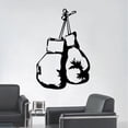 thumbnail image 1 of Adhesivos de pared creativos para guantes de boxeo, calcomanías de artes marciales, 1 of 2