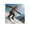 Unframe-style, variant on Monkey Skiing (2) Picture Print Wall Art Poster Painting Canvas Posters Artworks Gift Room Aesthetic 20x20inch(50x50cm)