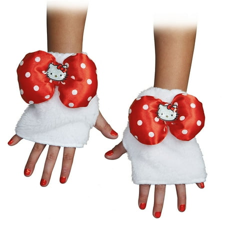 Girls Hello Kitty Glovettes For Costume