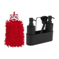 thumbnail image 4 of Dispensador de jabón de cocina, cepillo organizador de baño y botella con bomba de toalla de mano para cocina, 4 of 9