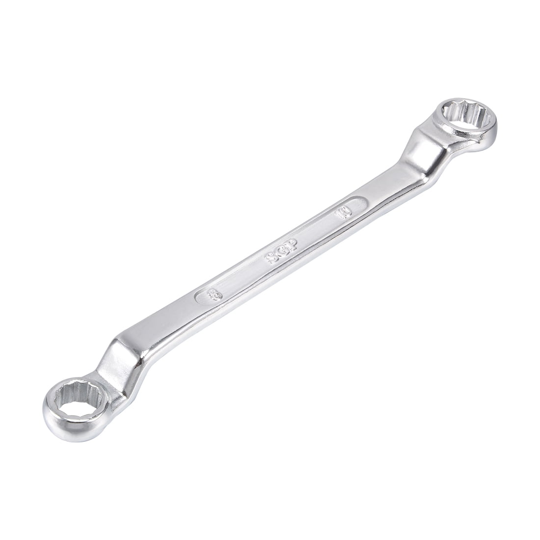 8mm x 10mm Metric 12 Point Offset Double Box End Wrench Chrome Plated ...