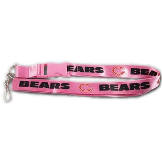 Chicago Bears Lanyard - Breakaway with Key Ring - Pink