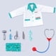 thumbnail image 5 of Rosa de lujo 54 piezas que incluyen 4 luces y 1 relleno + muñeca + uniforme de enfermera + tabla optométrica uniforme de médico para niños cosplay experiencia profesional ANGGREK  Otros, 5 of 8
