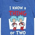 thumbnail image 3 of Dr. Seuss - I Know A Thing Or Two - Youth Short Sleeve Graphic T-Shirt, 3 of 6