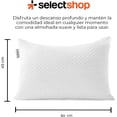 thumbnail image 2 of Set De 2 Almohada De Memory Foam Triturado Ultra Suave Cojin Ajustable con Funda Exterior Antibacterial Transpirable Almohada Comoda Confortable Suoper Comoda 45 X 64 cm KTHG193C6 (2), 2 of 7
