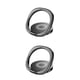 thumbnail image 1 of Tholdsy Anillo de teléfono de 360 ​​grados Soporte para teléfono celular Soporte de metal Tableta universal Aleación de zinc Soporte de agarre negro 2piezas, 1 of 5
