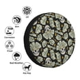 thumbnail image 4 of Wukai Skull with Dollar Print Spare Tire Cover for RV Trailer,Waterproof PVC Faux Leather Wheel Cover Fit for Truck,Trailer,RV,SUV,Camper and Most Vehicle-14 inch, 4 of 6