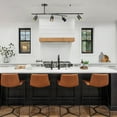thumbnail image 4 of West 4-Light Track Lighting, Matte Black, Center Swivel Bar, 4 of 6