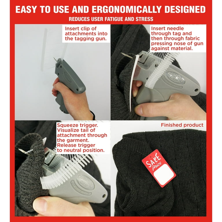 Tagging Gun For Clothing, Standard Retail Price Tag Attacher Gun