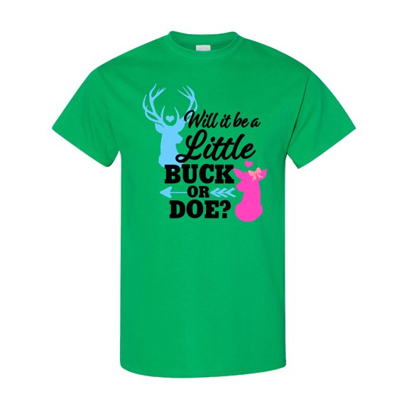 Inktastic Gender Reveal Will It Be a Little Buck or Doe? T-Shirt