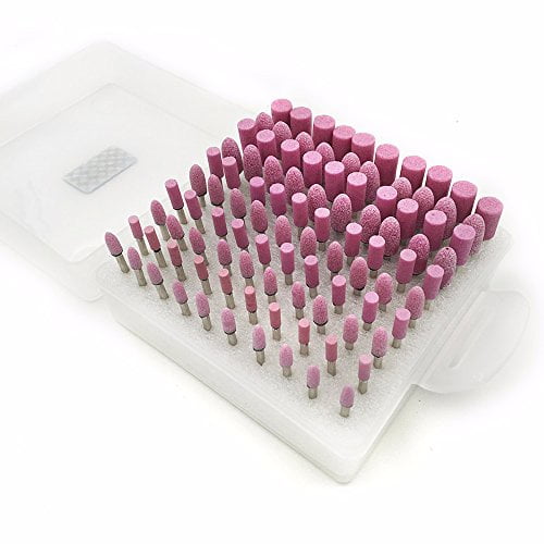 100 pcs Abrasive Stone Points Electric Grinding Dremel Accessories