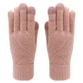 thumbnail image 2 of Baqcunre Warm Gloves, Winter Gloves Gloves for Women Cold Weather Screen Winter Gloves Women Warm Fleece Knit Gloves, Knitted Gloves, Heating Gloves, 2 of 4