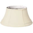 thumbnail image 1 of Royal Designs 15" Modified Bell Gallery Lamp Shade White, 1 of 2
