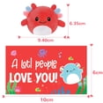 thumbnail image 4 of Juego de llaveros de felpa Zesua Axolotl para el día de San Valentín para niños, paquete de 24, 4 of 7