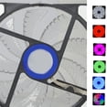 thumbnail image 2 of Inteprter Ventiladores con cubierta LED ultra silenciosos Moda Iluminar LED Refrigeración Anti-vibración PC Computadora Disipador de calor Ventilador Juegos de teclado y mouse para computadora azul, 2 of 6