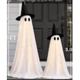 thumbnail image 5 of Large Light-Up Halloween Ghost Decoration for Outdoor Yard, Front & Indoor Party Decor - Glowing Stand-Up Lawn Prop for Holiday, 1Pack B, 5 of 5