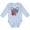 AE-Light Blue, variant on Inktastic Heart Cat Boys or Girls Long Sleeve Baby Bodysuit