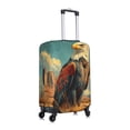 thumbnail image 3 of Haiem Western Desert Cactus Bald Eagle Luggage Cover Printed Suitcase Covers for Luggage Elastic Washable Suitcase Protector Fits 18-32 Inch Luggage-Medium, 3 of 9