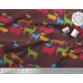 thumbnail image 3 of Soimoi Rayon Fabric Birds & Animals Hand Drawn Print Fabric by the Yard 42 Inch Wide, 3 of 3