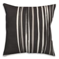thumbnail image 2 of Creative Products Black Thin Stripes 18x18 Indoor / Outdoor Pillow, 2 of 3