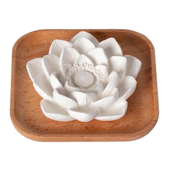 Plant Therapy Passive Lotus Flower Aromatherapy Diffuser - A Chic and Natural Home, Office, and Travel Essential Oil Diffuser