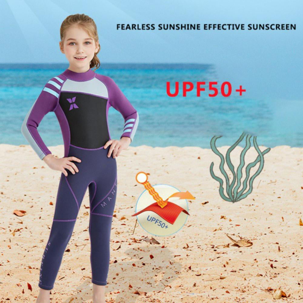 Details about   Kids 2.5MM Neoprene Wetsuit Children Scuba Diving Jellyfish Long Surfing Wear 