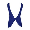 thumbnail image 7 of Hpapadks Tank Tops for Women Cold Shoulder Knot Backless Tanks Casual Loose Solid Camis Camisole Tops for Women Blue L, 7 of 7
