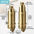 thumbnail image 2 of Spring Mechanism Basin Sink Pop-Up Bolt, Easy-to-Use Click Clack Plug Ensures Seamless Drainage Control, Corrosion Resistant For Durability (2Pcs), 2 of 8