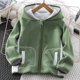 thumbnail image 1 of Cowsor Baby Kids Sherpa Jacket with Zipper, Cotton-Lined Fuzzy Outerwear Coat for Infant Toddler, 1 of 5
