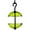 Lime Green, variant on Mosaic Birds Double Hanging Poppy Feeder