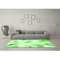 thumbnail image 3 of Ahgly Company Indoor Rectangle Abstract Green Modern Area Rugs, 2' x 4', 3 of 4