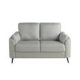 thumbnail image 2 of Studio Living Brooklyn Modern 2-Seater Loveseat, Light Gray Woven Fabric, 2 of 7